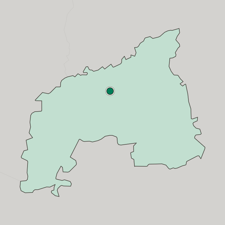 Map showing Windhoek — In Khomas