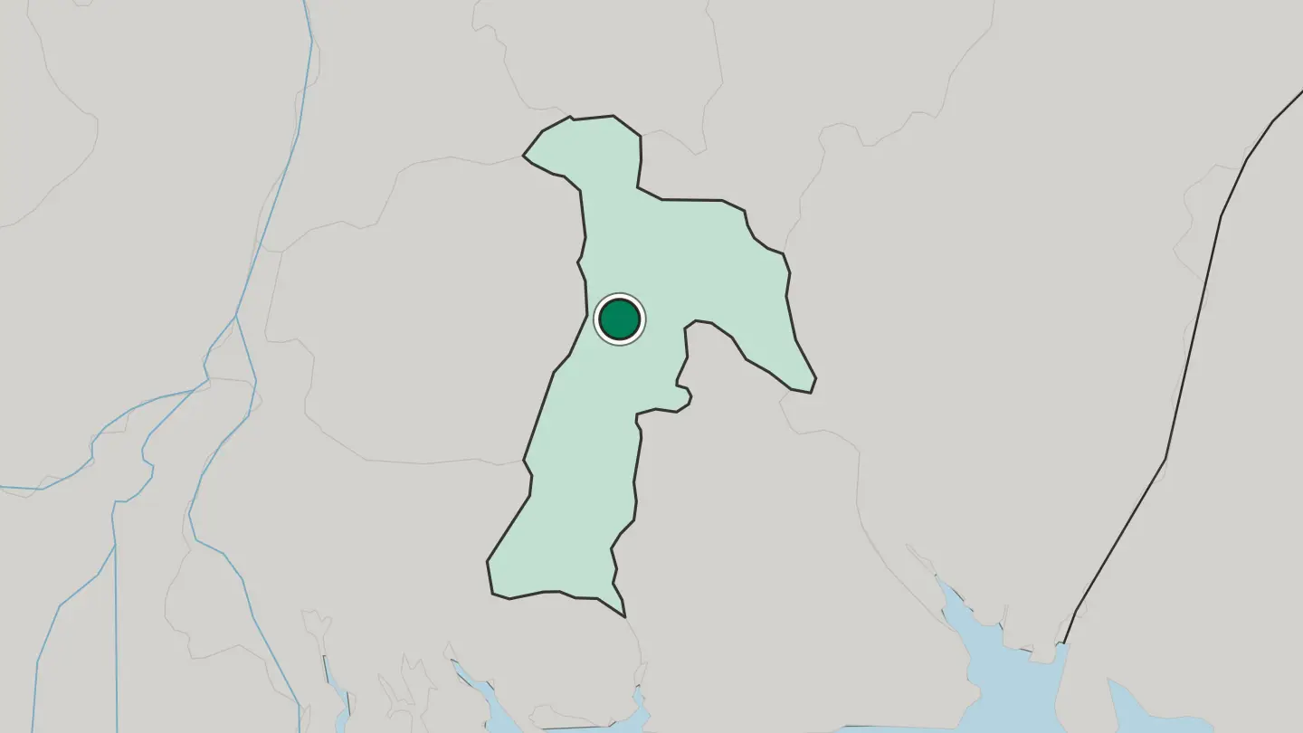 Map of Umuahia in Nigeria
