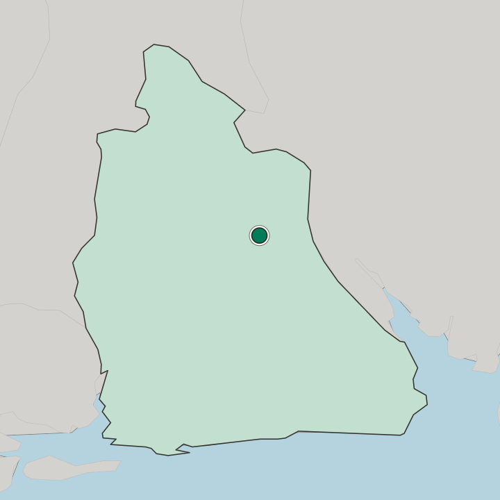 Map showing Uyo — In Akwa Ibom State