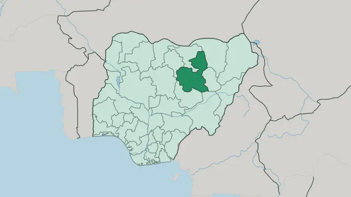 Map of Bauchi State in Nigeria