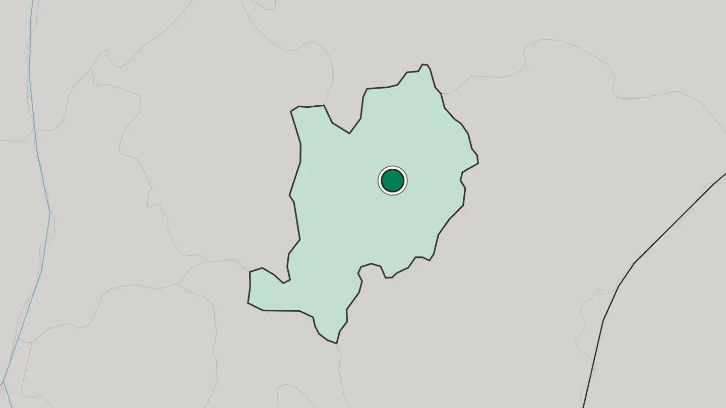 Map of Abakaliki in Nigeria