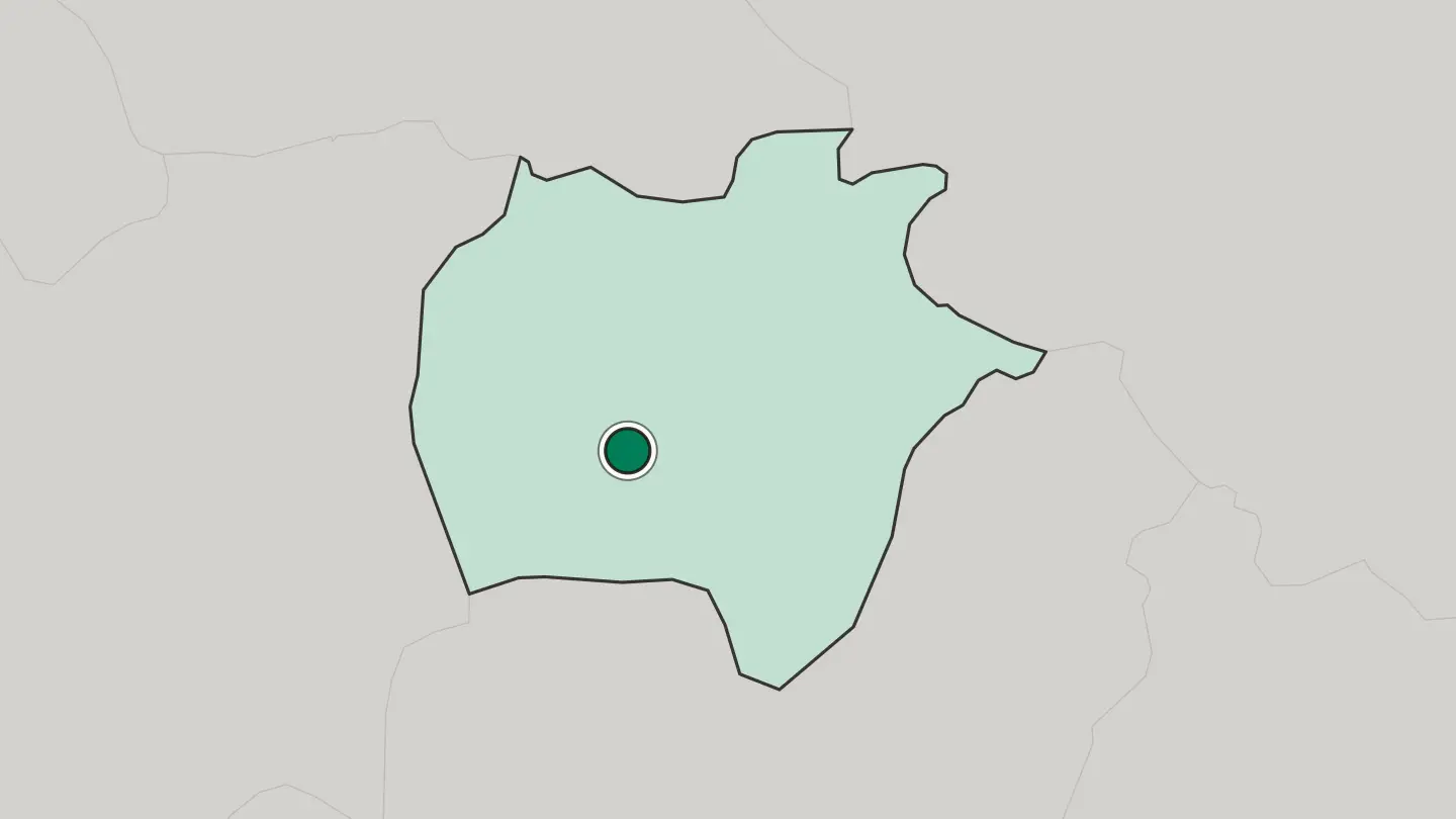 Map of Ado-Ekiti in Nigeria