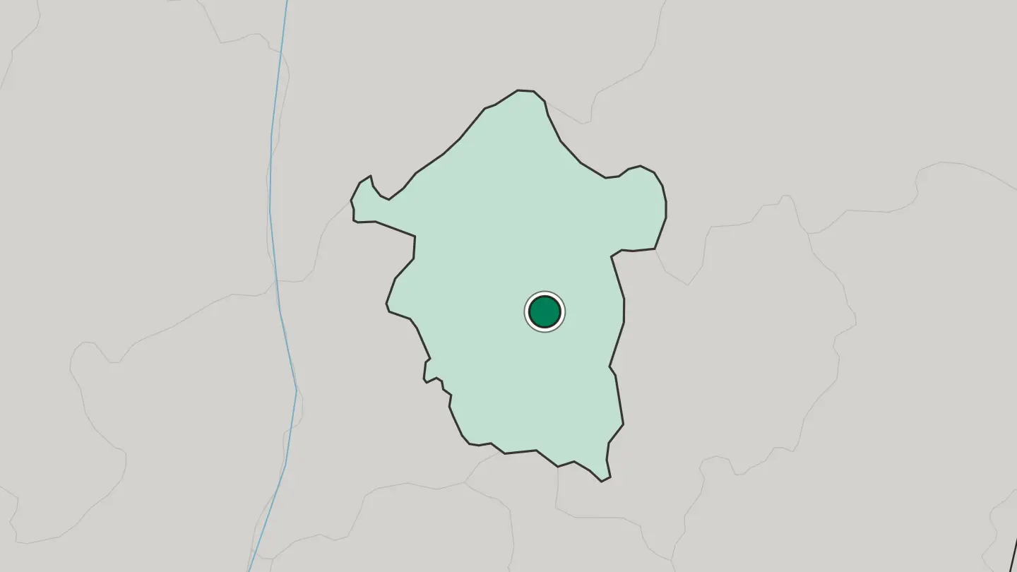 Map of Enugu in Nigeria