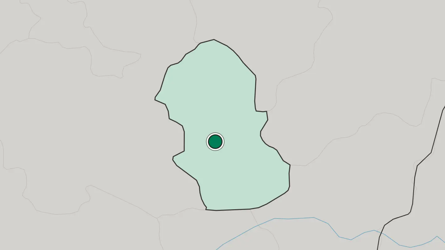 Map of Gombe in Nigeria