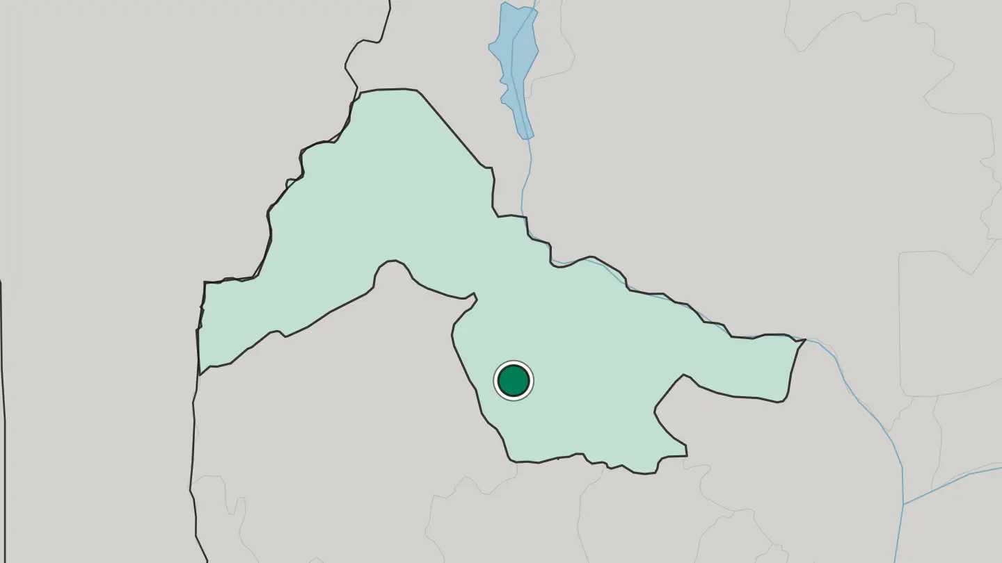 Map of Ilorin in Nigeria