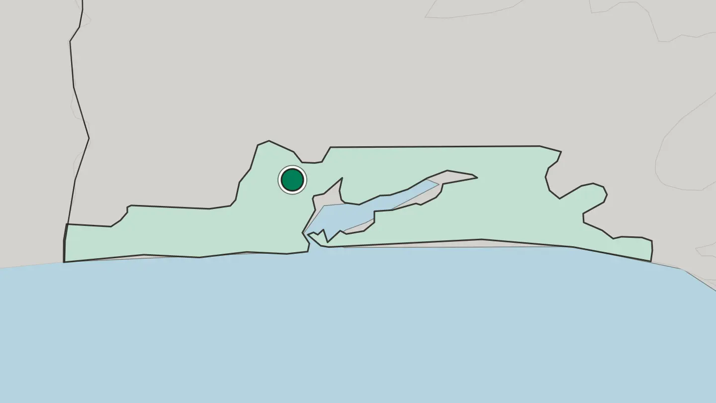 Map of Ikeja in Nigeria