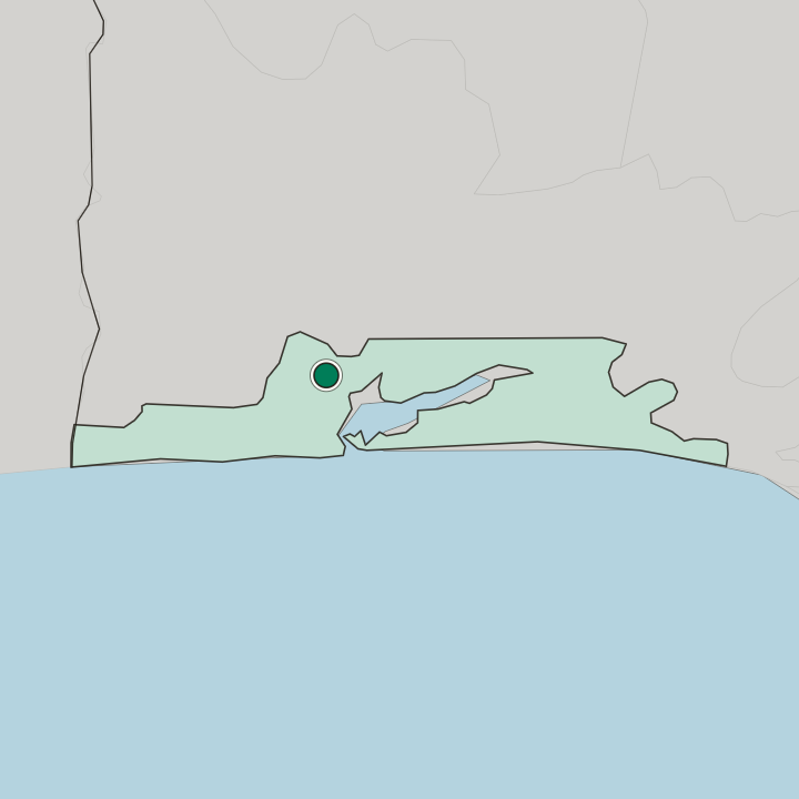 Map showing Ikeja — In Lagos State