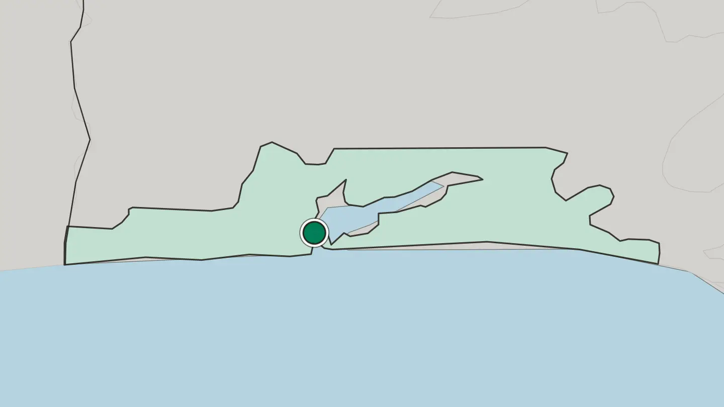 Map of Lagos in Nigeria