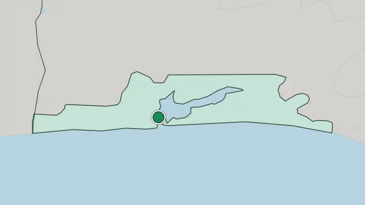 Map of Lagos in Nigeria