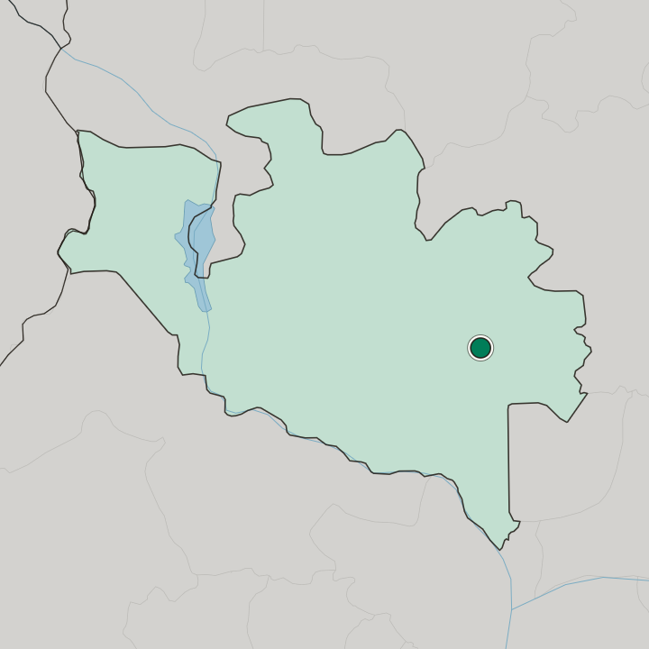 Map showing Minna — In Niger State