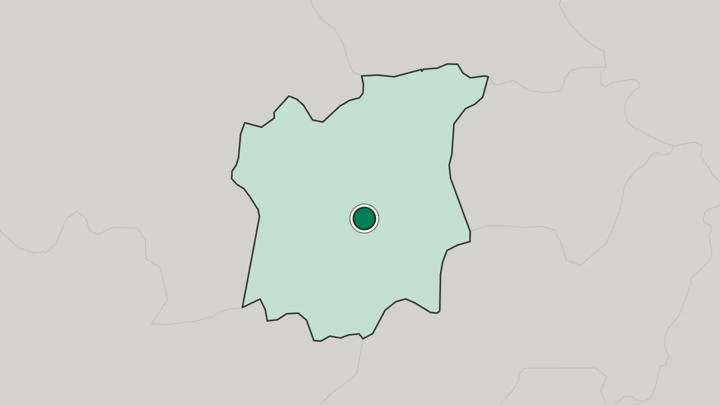 Map of Ile-Ife in Nigeria