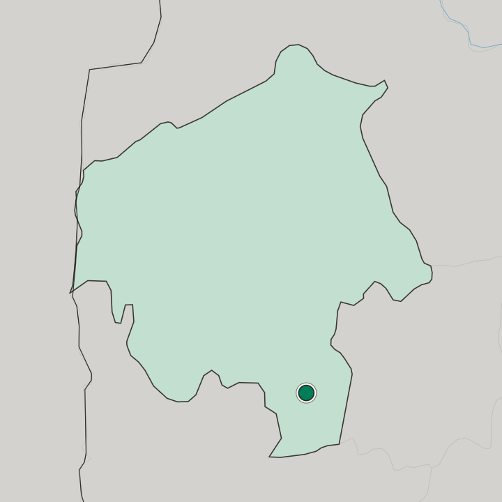 Map showing Ibadan — In Oyo State