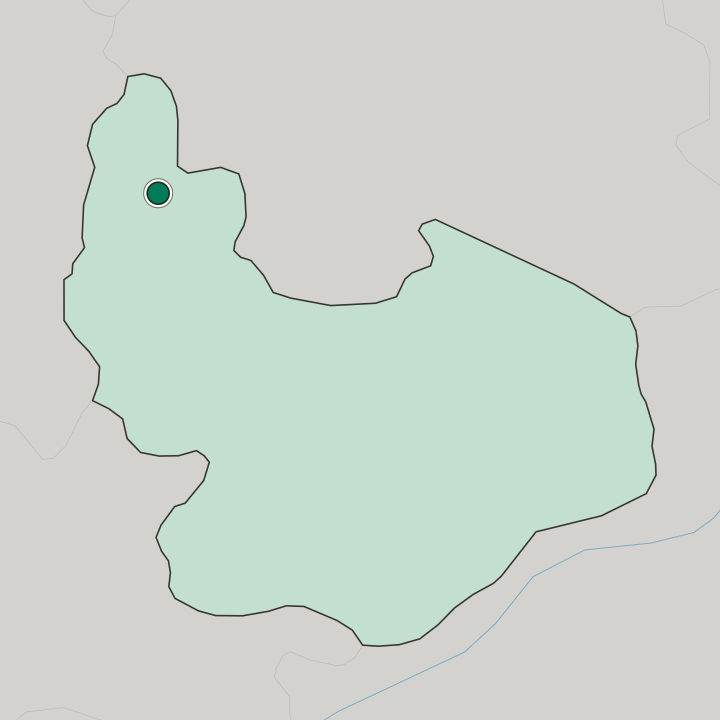 Map showing Jos — In Plateau State
