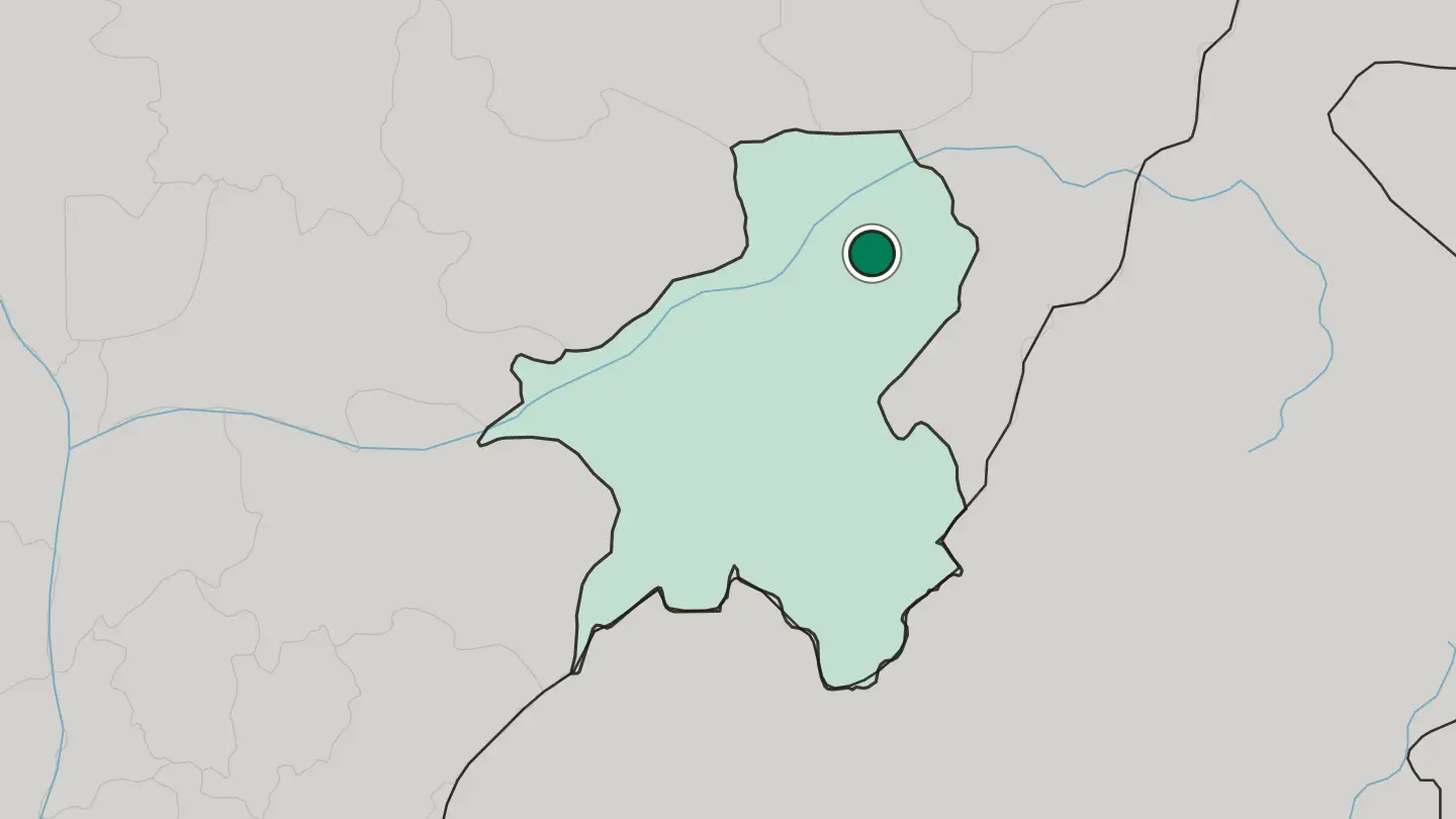 Map of Jalingo in Nigeria