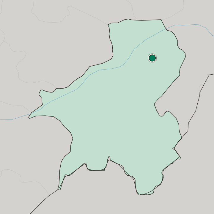 Map showing Jalingo — In Taraba State