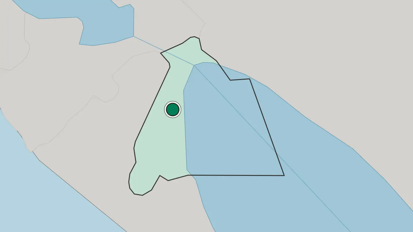 Map of Granada in Nicaragua