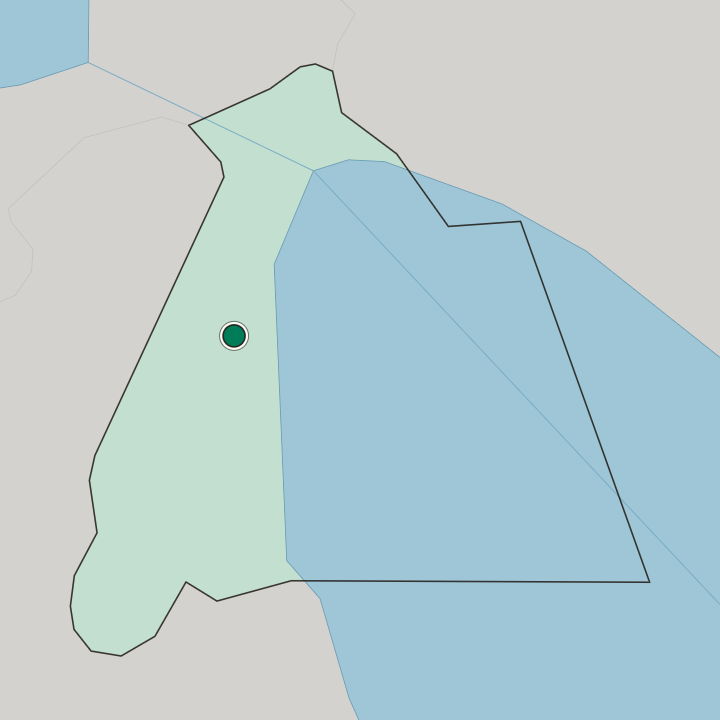 Map showing Granada — In Departamento de Granada