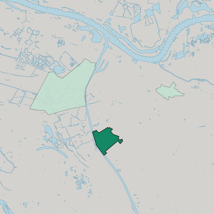 Map showing Hatert — In Nijmegen