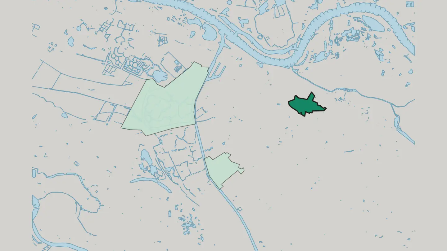 Map of Hengstdal in Nijmegen