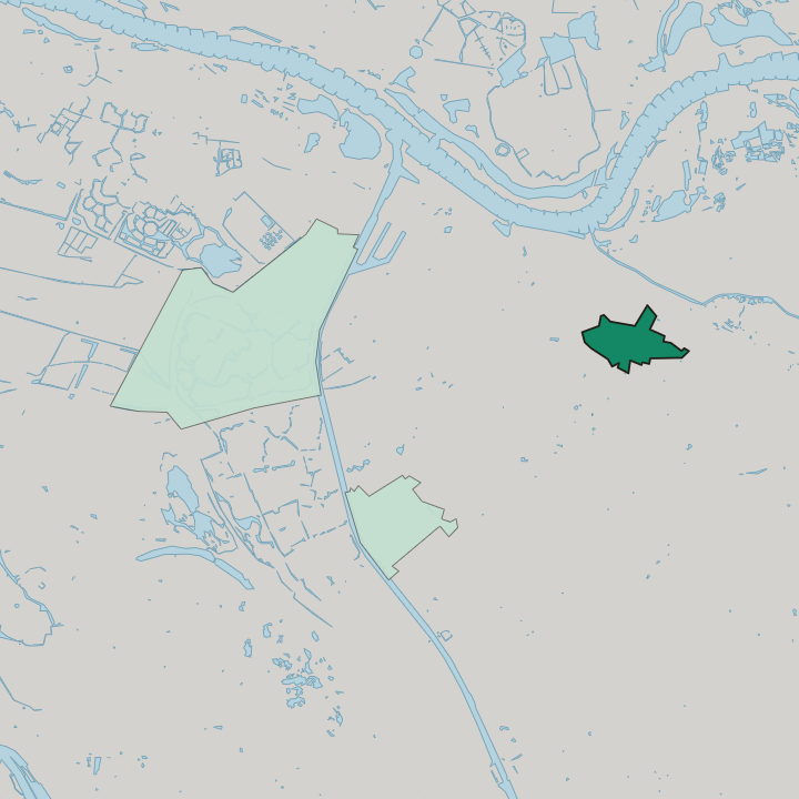 Map showing Hengstdal — In Nijmegen