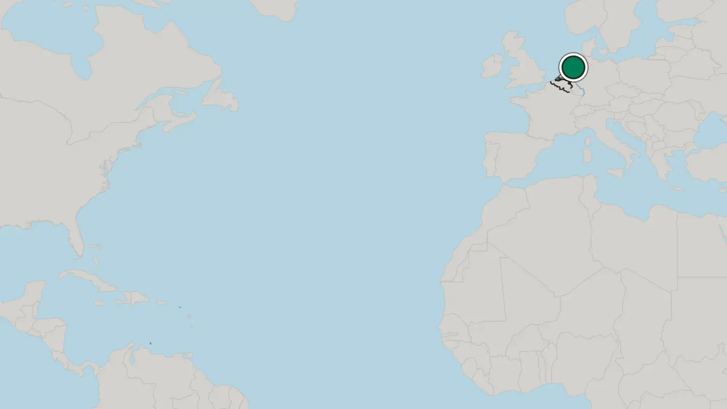 Map of Groningen in Netherlands