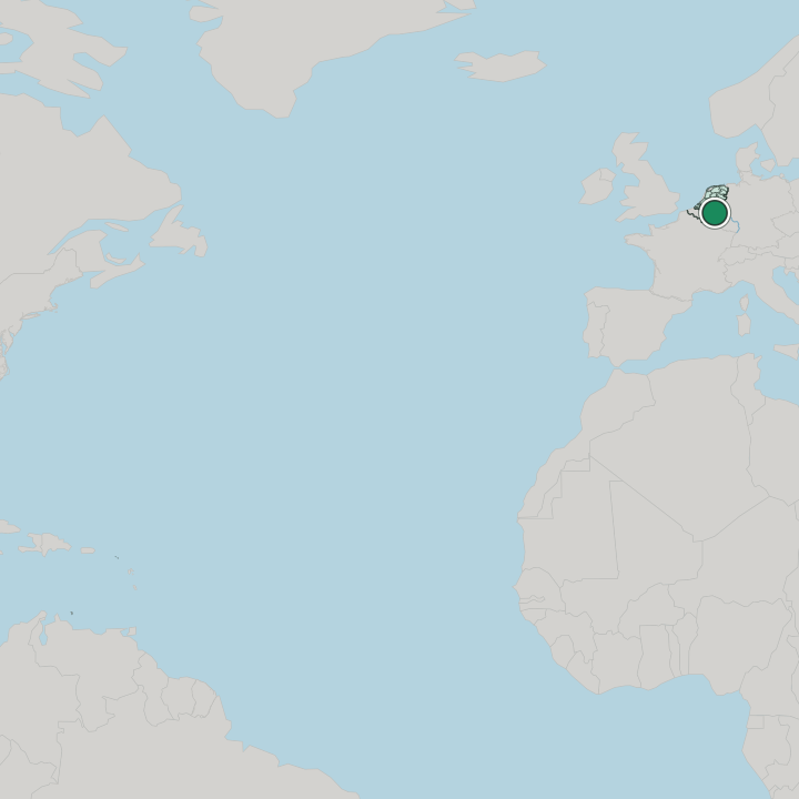 Map showing Maastricht — In Netherlands