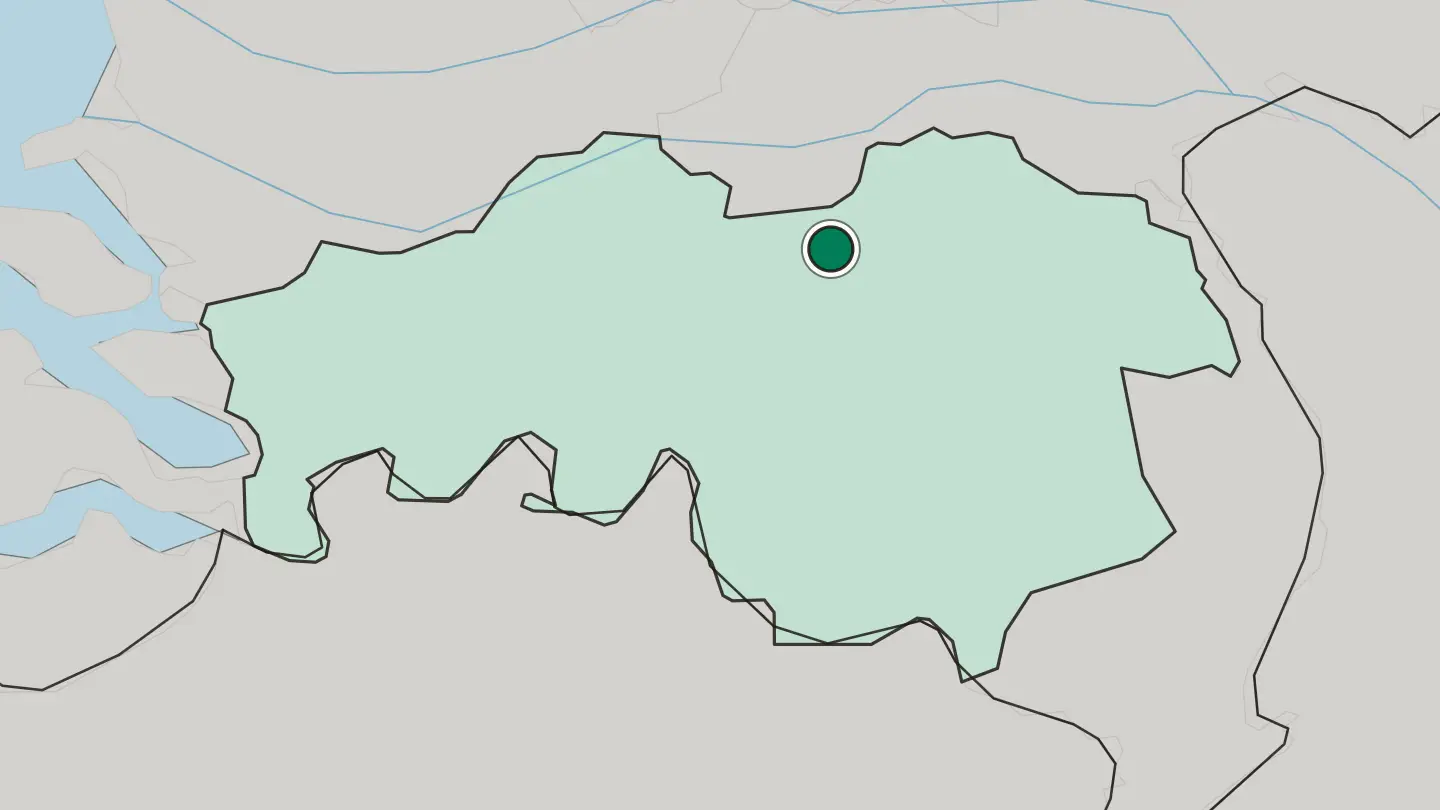 Map of 's-Hertogenbosch in Netherlands