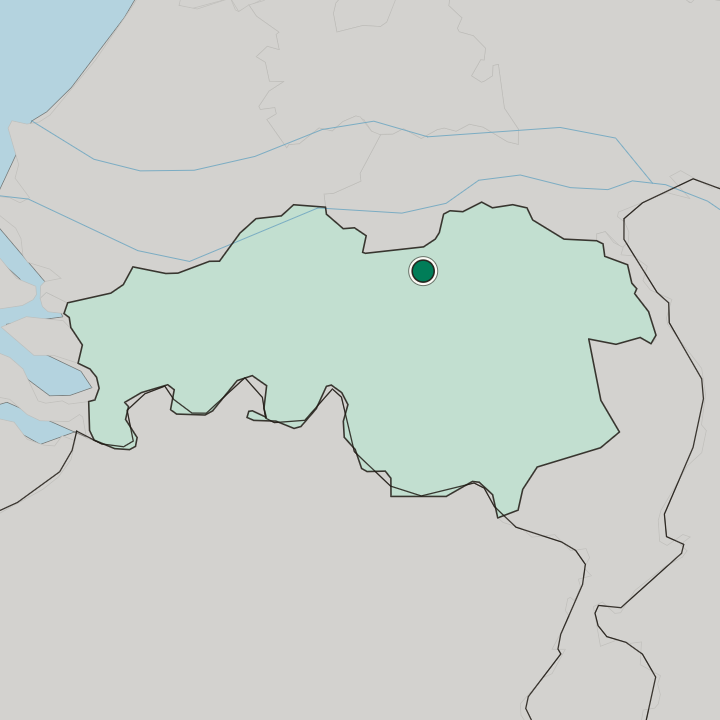 Map showing 's-Hertogenbosch — In Provincie Noord-Brabant