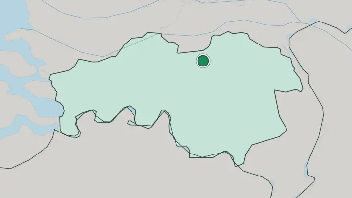 Map of 's-Hertogenbosch in Netherlands