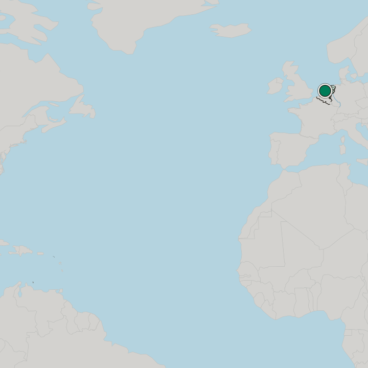 Map showing Haarlem — In Netherlands