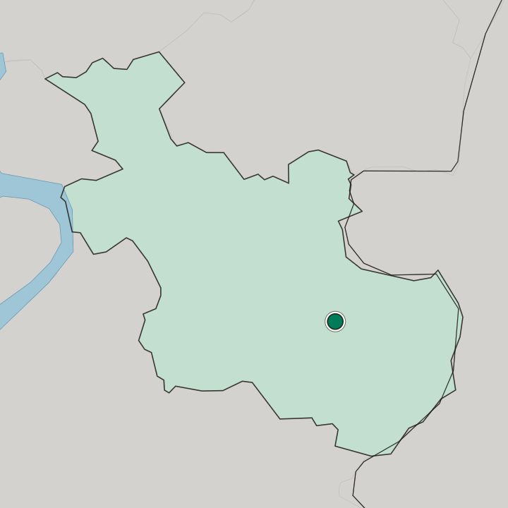 Map showing Almelo — In Provincie Overijssel