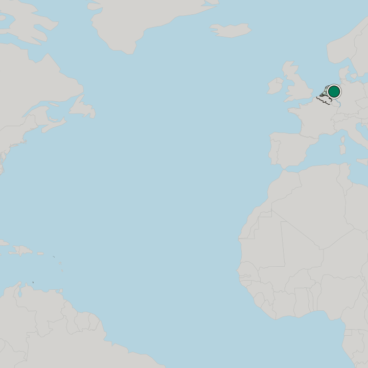 Map showing Enschede — In Netherlands