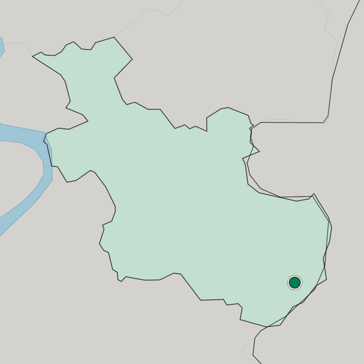 Map showing Enschede — In Provincie Overijssel