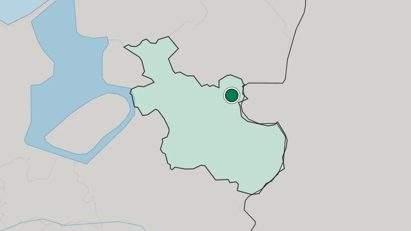 Map of Hardenberg in Netherlands