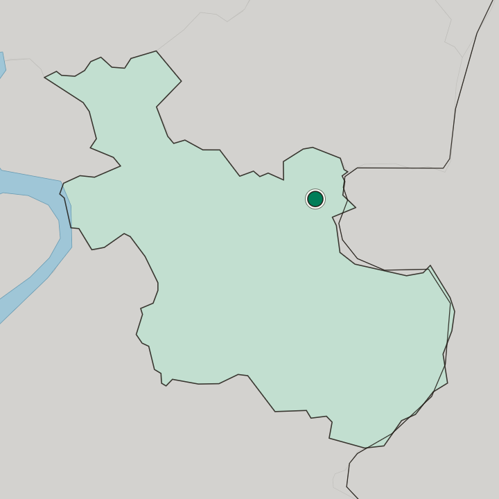 Map showing Hardenberg — In Provincie Overijssel