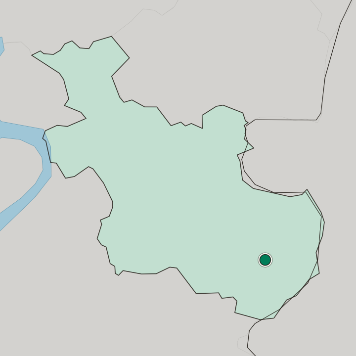 Map showing Hengelo — In Provincie Overijssel
