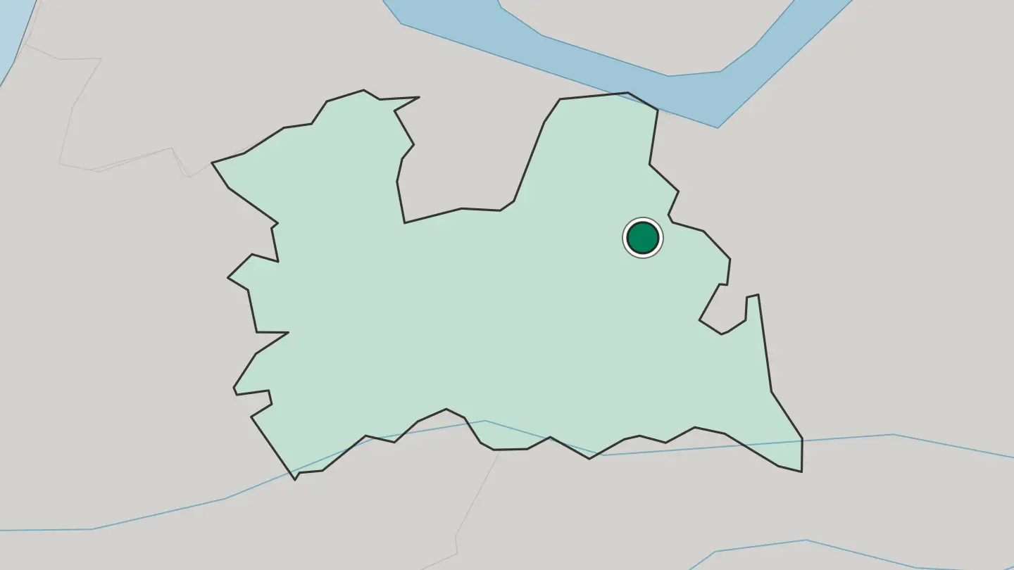 Map of Amersfoort in Netherlands