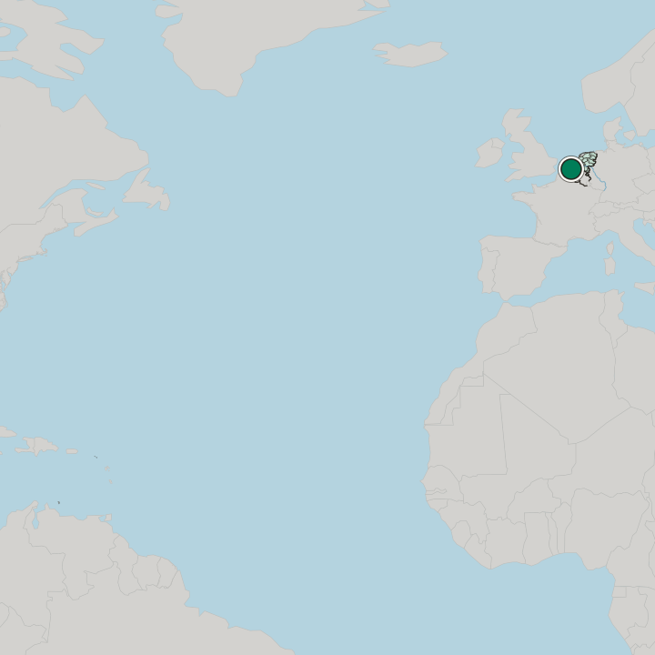 Map showing Middelburg — In Netherlands
