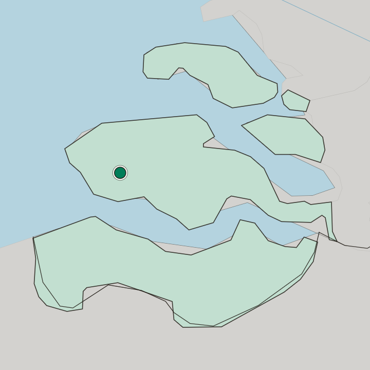 Map showing Middelburg — In Provincie Zeeland