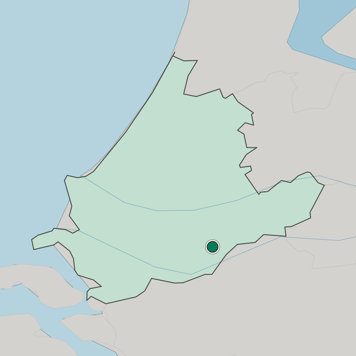 Map showing Crabbehof — In Provincie Zuid-Holland