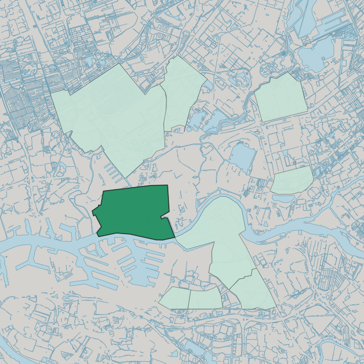 Map showing Delfshaven — In Rotterdam