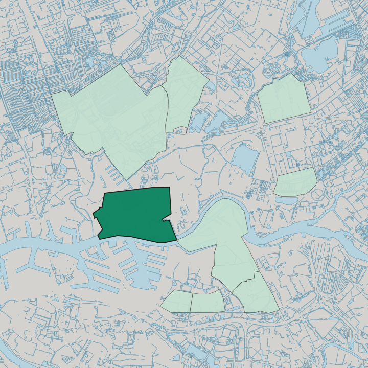 Map showing Delfshaven — In Rotterdam