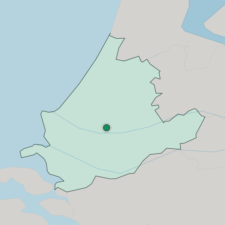 Map showing Delfshaven — In Provincie Zuid-Holland