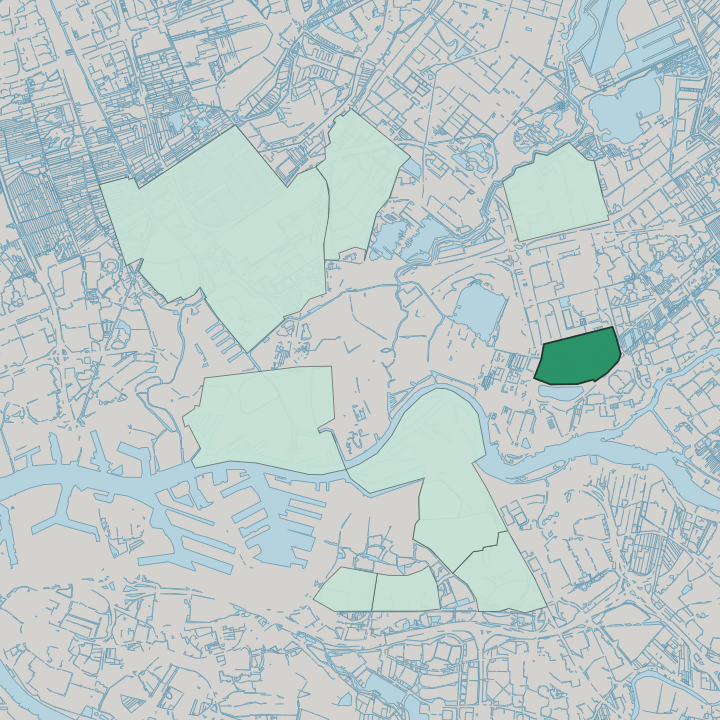 Map showing 's-Gravenland — In Rotterdam