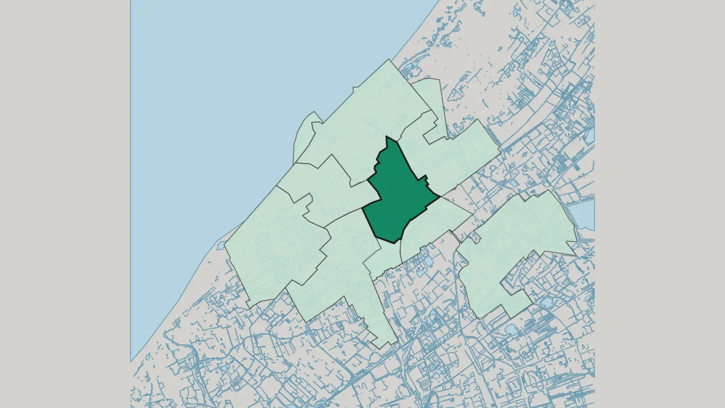 Map of Centre in The Hague