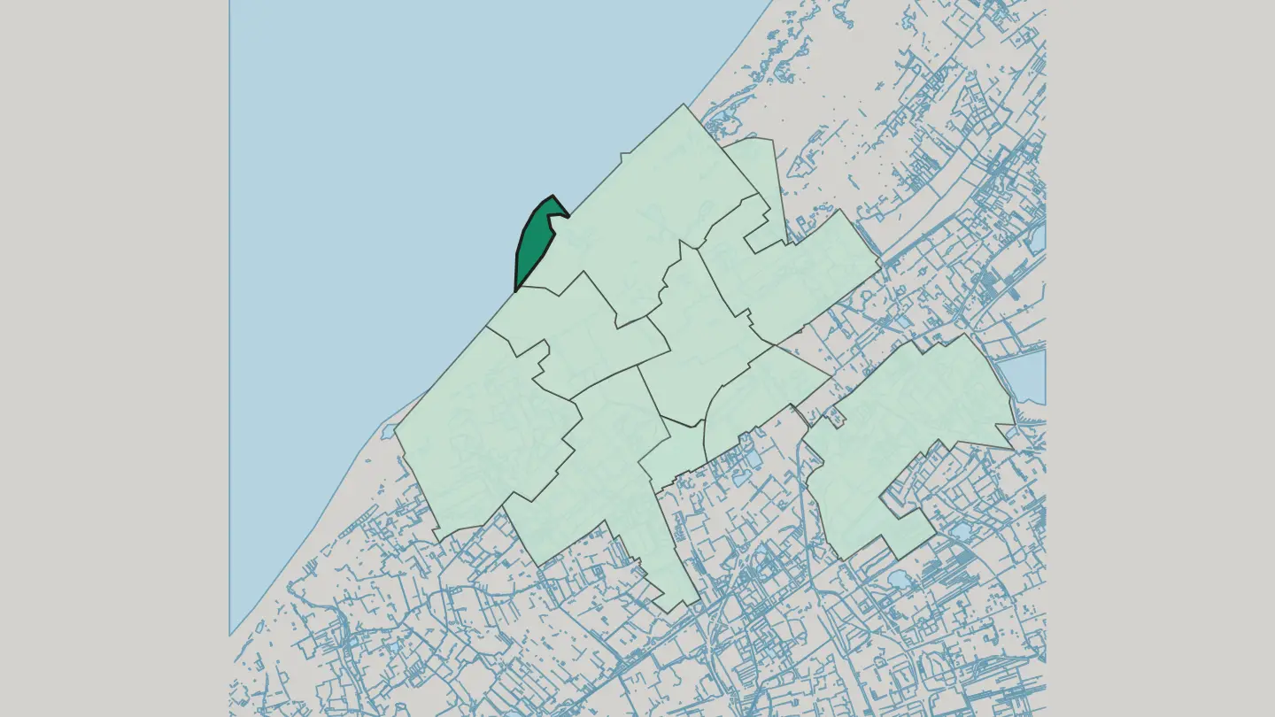 Map of Duindorp in The Hague