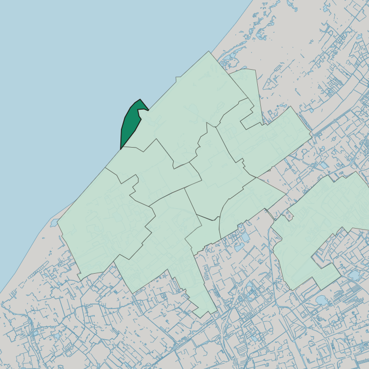 Map showing Duindorp — In The Hague