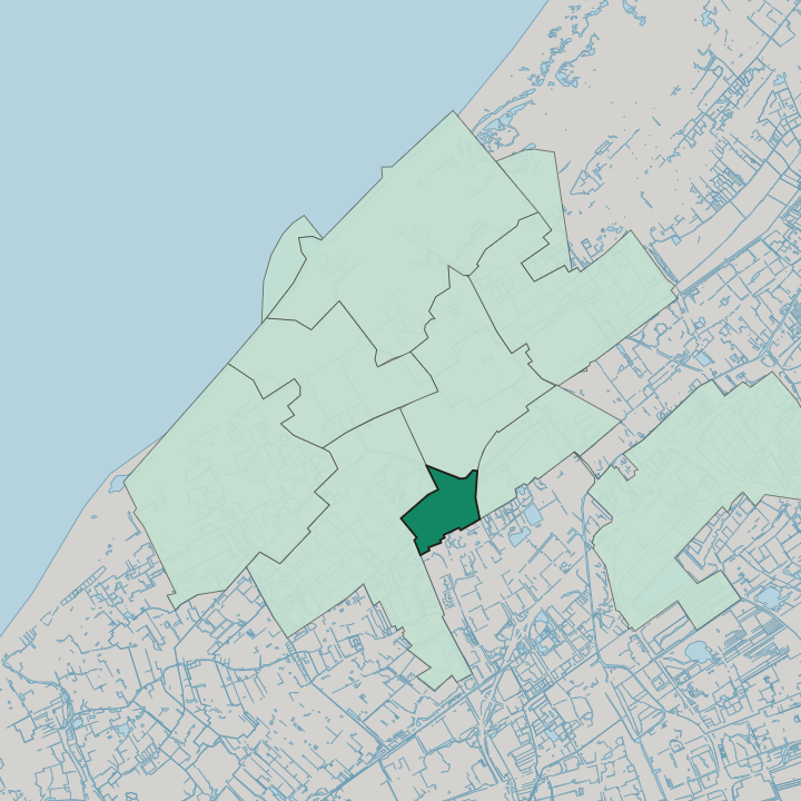 Map showing Moerwijk — In The Hague