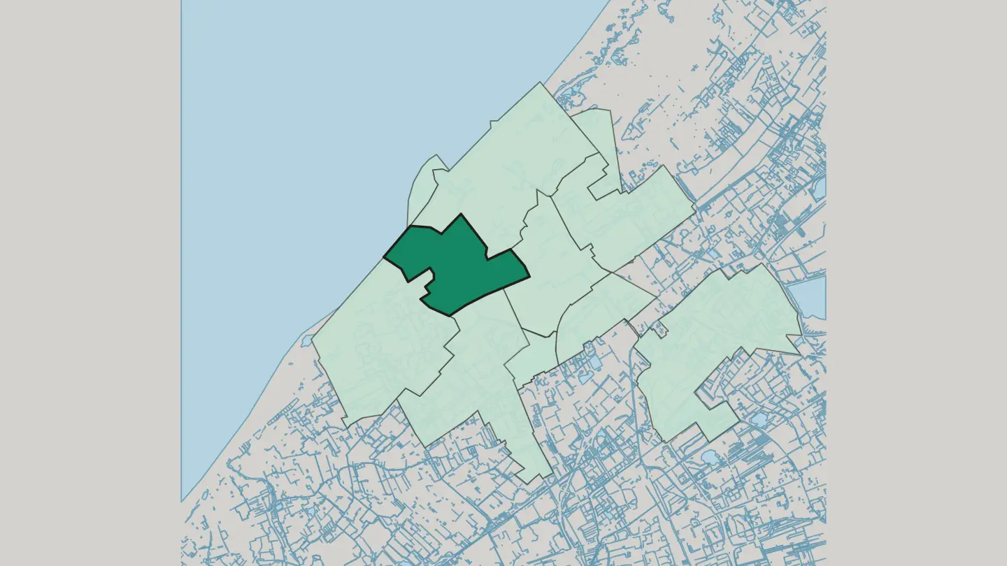 Map of Segbroek in The Hague