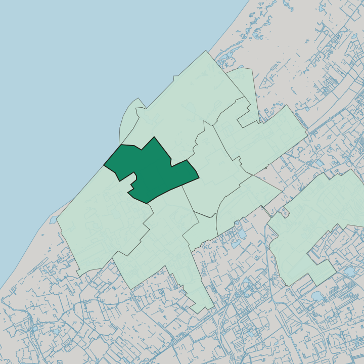 Map showing Segbroek — In The Hague